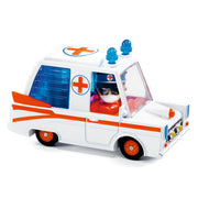 Ziekenwagen Crazy Motors - Hurry ambulance - Auto's en voertuigen Djeco - In den Olifant