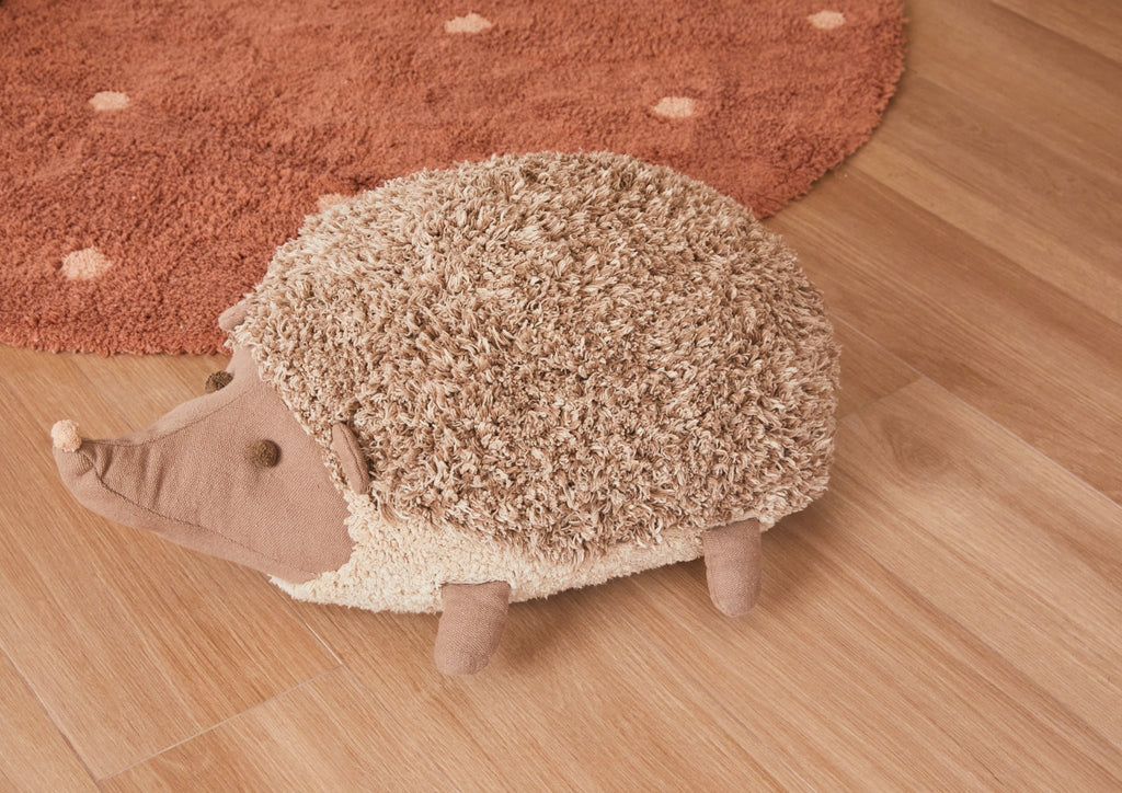 Zitkussen Floor Cushion Hedgehog - 50 x 65 cm - Kinderzetels en poefs Lorena Canals - In den Olifant