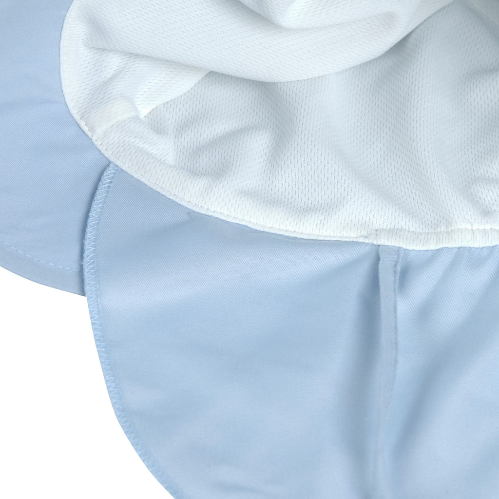 Zonnehoedje met flap LSF Sun Protection Flap Hat sky blue - Zonnehoedjes Lässig - In den Olifant