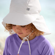Zonnehoedje met nekbescherming LSF Sun Protection Flap Hat sea salt - Zonnehoedjes Lässig - In den Olifant