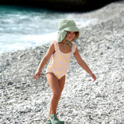Zonnehoedje met nekbescherming Sun Protection Flap Hat green - Zonnehoedjes Lässig - In den Olifant