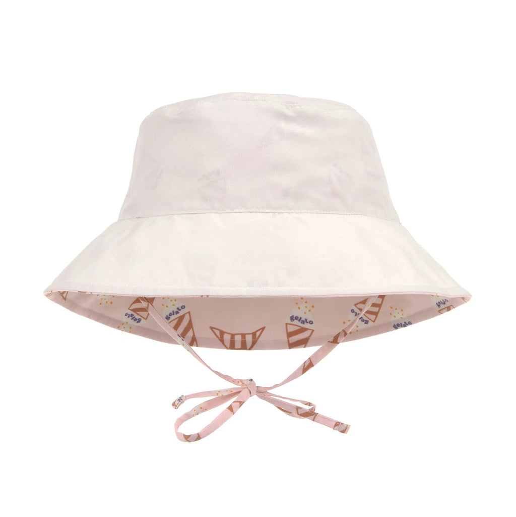 Zonnehoedje Sun Protection Bucket Hat Ice Cream pale pink - Zonnehoedjes Lässig - In den Olifant