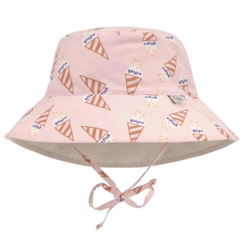 Zonnehoedje Sun Protection Bucket Hat Ice Cream pale pink - Zonnehoedjes Lässig - In den Olifant