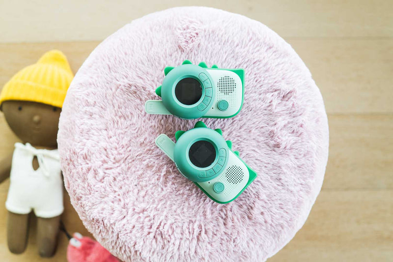 Zoo walkie talkie - Dino green & dino green - STEM speelgoed The Zoo Family - In den Olifant