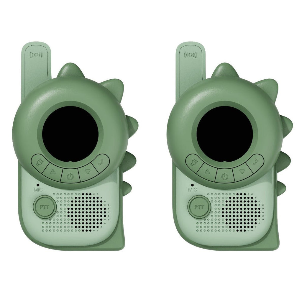 Zoo walkie talkie - Dino green & dino green - STEM speelgoed The Zoo Family - In den Olifant