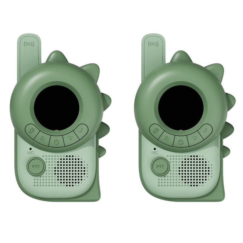 Zoo walkie talkie - Dino green & dino green - STEM speelgoed The Zoo Family - In den Olifant