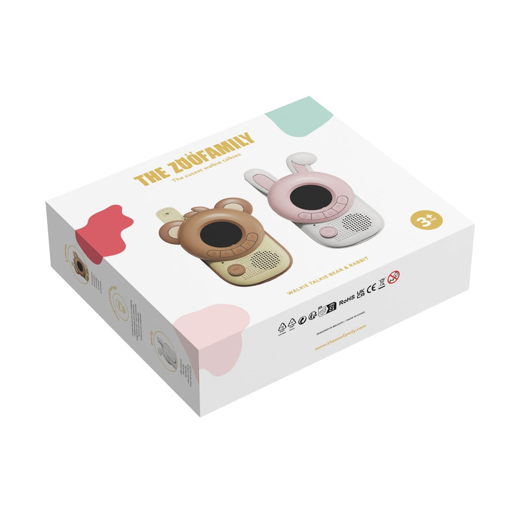 Zoo walkie talkie - Rabbit & Bear - STEM speelgoed The Zoo Family - In den Olifant