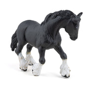 Zwart Shire Paard - Speeldieren Papo - In den Olifant