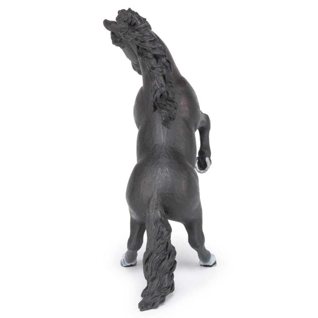 Zwart Steigerend Paard - Speeldieren Papo - In den Olifant