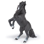 Zwart Steigerend Paard - Speeldieren Papo - In den Olifant