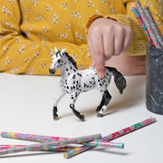 Zwarte Appeloosa Paard - Speeldieren Papo - In den Olifant