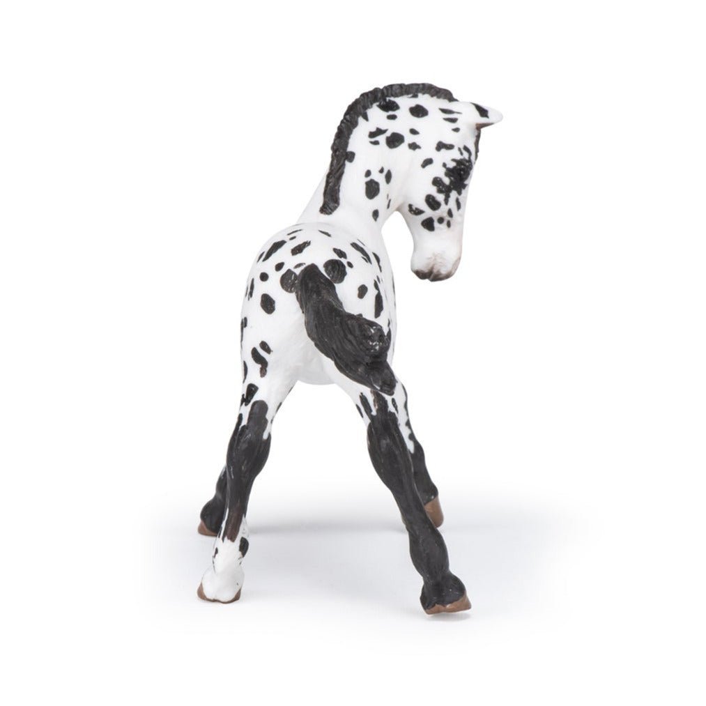 Zwarte Appeloosa Veulen - Speeldieren Papo - In den Olifant