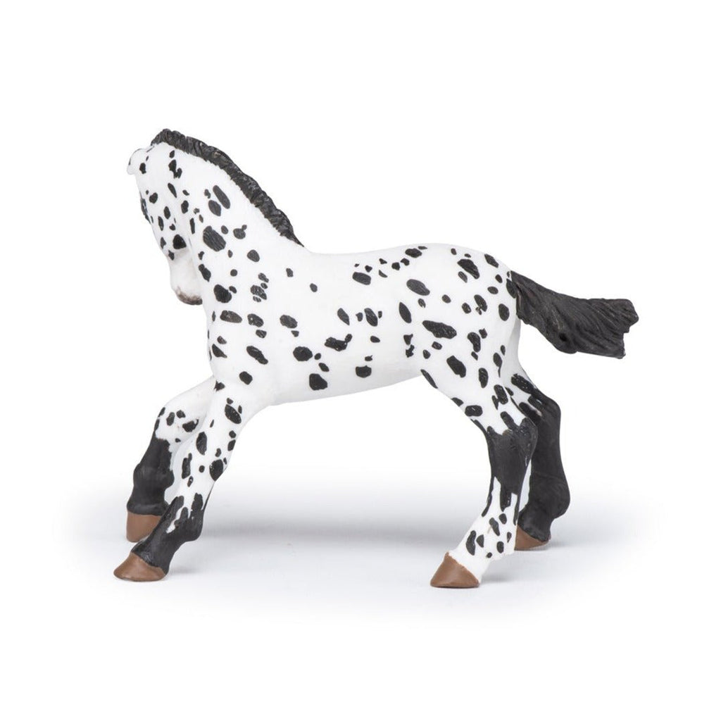 Zwarte Appeloosa Veulen - Speeldieren Papo - In den Olifant