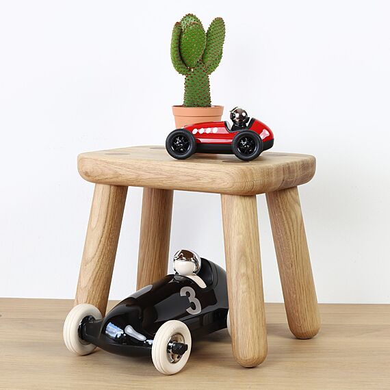 Zwarte Auto - Bruno Racing Car Chrome - Auto's en voertuigen Playforever - In den Olifant