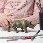 Zwarte neushoorn - Speeldieren Papo - In den Olifant