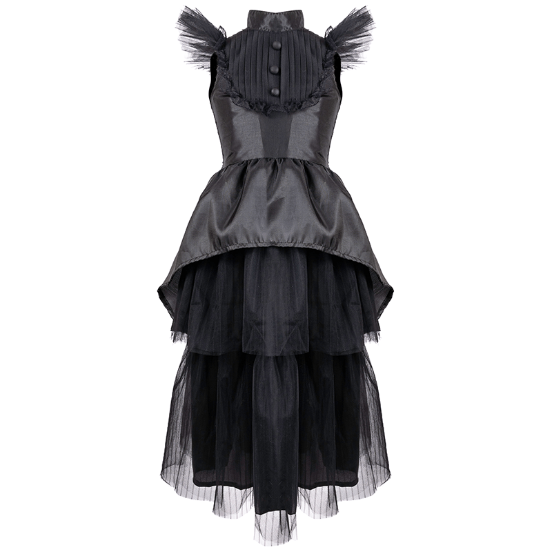 Zwarte verkleedjurk - Gothic Mischief Witch Dress - Verkleedjurken Great Pretenders - In den Olifant