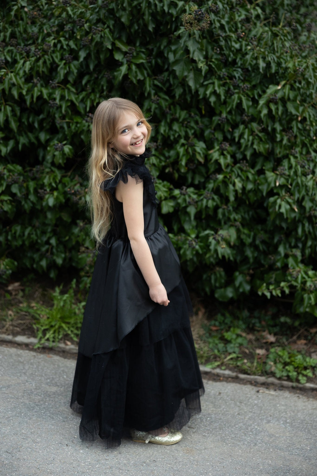 Zwarte verkleedjurk - Gothic Mischief Witch Dress - Verkleedjurken Great Pretenders - In den Olifant