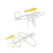 Zweefvliegtuigje Fire Jet - Actief buitenspeelgoed Djeco - In den Olifant