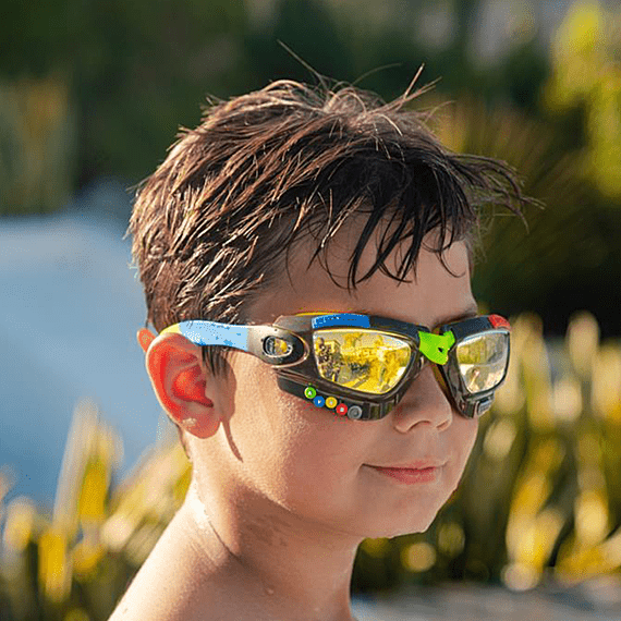 Zwembril - Jet Black Gamer - Zwembrillen & snorkels Bling2o - In den Olifant
